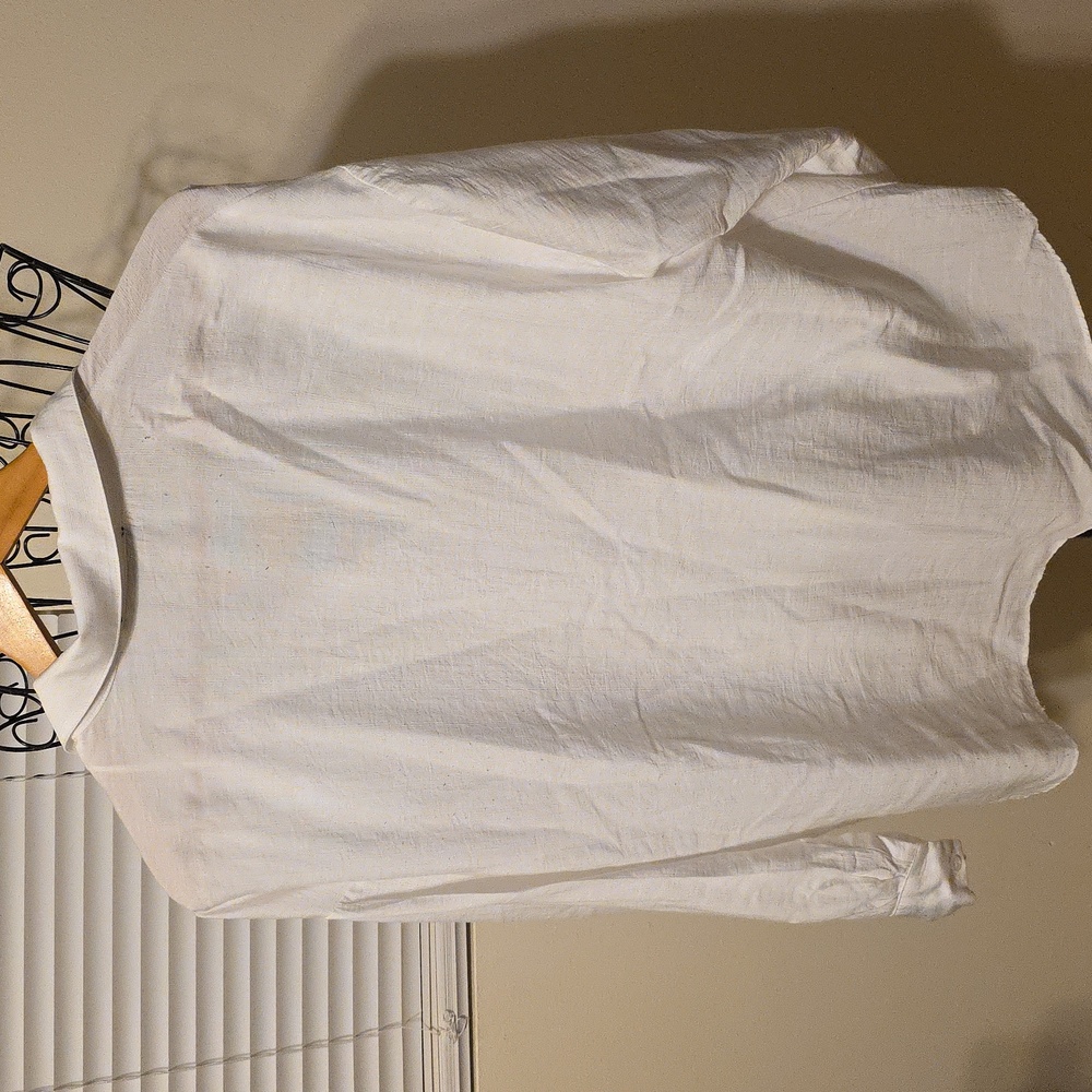 RACHEL Rachel Roy White Blouse Womens XL (Jacqueline # 11) - Picture 4 of 5